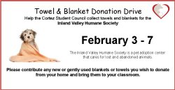 Towel & Blanket Drive Flyer